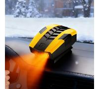 HUAJUN Car Heater, 12V Winter Car Defogger, 150W Portable Car Heater，Plug into Cigarette Lighter Car Defroster, 2-in-1 Fast Heating/Cooling