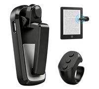 HUAJUN Remote Control Page Turner Ring for Kindle,Kindle Clicker Page Turner,Wireless Finger Ring Remote Control,for Book Reading,Photo and Video Taking,Support iOS, Android and Tablets with Charger