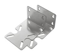 Huakaile 2 Packs Stainless Steel Water Filter Mounting Bracket Fixed Holder, Metal Housing Fixed Bracket Plate for 10'' & 20'' Purifier Machine Cartridge Installation RV