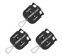 Huakaile 3 Pack Portable Golf Stroke Counter with Key Chain, 2 Player Shot Score Clicker Counter Handheld Small Digital Tally Counter for Golf Game Scoring Keeper Pitch Men Women