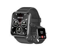HUAKUA Smart Watch,1.85" HD Touchscreen Fitness Tracker with Heart Rate SpO2 Monitor Sleep Tracker Message Notification,100+ Sport Modes,Fitness Watch for iOS Android Phones