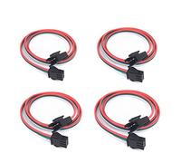 HUALAND 4 pcs/Pack 0.5M 1.64ft 3 Pin JST SM Male Female Plug LED Connector Cable for WS2812B WS2811 SK6812 Symphony LED Lights with connectors，SM3P Buckle Free Welding Plug Light Controller Wire