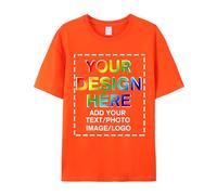 huale POD Custom Your Own Shirts with Photo Text & Logo for Men Women