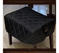 HUALEMEI Quilted Black Fluffy Triangle Piano Cover Custom Nylon With Side Splits Dust Proof Piano Protection With Stool Cover,grand Piano Cover Only Stool Cover Customized