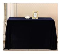 HUALEMEI Solid Color Gold Velvet Rectangular Tablecloth,Thicken Wrinkle-resistant Table Cloth,Washable Heavy Weight Table Cover-V 160x160cm(63x63inch)