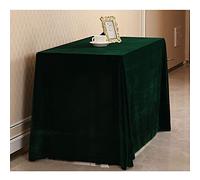 HUALEMEI Solid Color Gold Velvet Rectangular Tablecloth,Thicken Wrinkle-resistant Table Cloth,Washable Heavy Weight Table Cover-H 160x160cm(63x63inch)