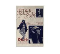 Hualishup Billie Poster Eilish Music Vintage Collage Music Posters for Room Aesthetic Canvas Wall Art Bedroom Decor12x18inch(30x45cm)