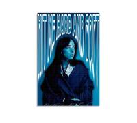 Hualishup Billie Poster Eilish Music Vintage Music Posters for Room Aesthetic Canvas Wall Art Bedroom Decor24x36inch(60x90cm)