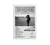 Hualishup Chris Poster Stapleton Music Vintage Album Cover Music Posters for Room Aesthetic Canvas Wall Art Bedroom Decor12x18inch(30x45cm)