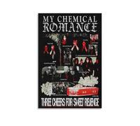 Hualishup My Poster Chemical Romance Vintage Rock Band Music Collage Poster Decorative Painting Canvas Wall Posters And Art Picture Print Modern Family Bedroom Decor Posters 12x18inch(30x45cm)
