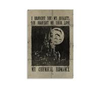 Hualishup My Poster Chemical Romance Vintage Rock Band Music Poster Decorative Canvas Wall Art Print Modern Family Bedroom Decor 12x18inch(30x45cm)