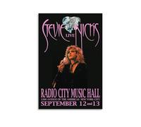 Hualishup Stevie Nicks Poster Music Live Vintage Poster Decorative Canvas Wall Art 24x36inch(60x90cm) Modern Family Bedroom Decor