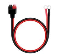 HuaLiSiJi Anderson Plug with O ring Battery Connection Cable 12AWG Anderson Plug Cable Suitable for Car, Trailer, Solar Generators Battery Charging (0.5 m)