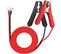 HuaLiSiJi Car Battery Alligator Clips 12V 24V Car Jumper Alligator Clip 30a Battery Alligator Clips to O Ring, for Car Battery Charging Or Other Equipment (1.8m)