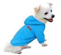 HuaLiSiJi Dog Hoodie Dog Sweatshirt Elasticity Fabric is Quite Comfortable, Soft and Warm for the Animal and Easy to Wear (Blue, S)