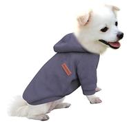 HuaLiSiJi Dog Hoodie Dog Sweatshirt Elasticity Fabric is Quite Comfortable, Soft and Warm for the Animal and Easy to Wear (Gray, L)