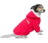 HuaLiSiJi Dog Hoodie Dog Sweatshirt Elasticity Fabric is Quite Comfortable, Soft and Warm for the Animal and Easy to Wear (Red, 3XL)