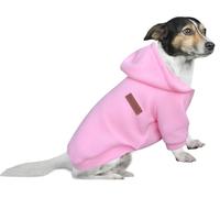 HuaLiSiJi Dog Hoodie Dog Sweatshirt Elasticity Fabric is Quite Comfortable, Soft and Warm for the Animal and Easy to Wear (Pink, 3XL)