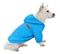 HuaLiSiJi Dog Hoodie Dog Sweatshirt Elasticity Fabric is Quite Comfortable, Soft and Warm for the Animal and Easy to Wear (Blue, XL)