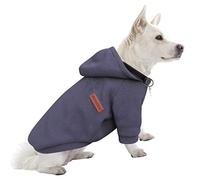 HuaLiSiJi Dog Hoodie Dog Sweatshirt Elasticity Fabric is Quite Comfortable, Soft and Warm for the Animal and Easy to Wear (Gray, XL)