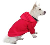 HuaLiSiJi Dog Hoodie Dog Sweatshirt Warm and Lightweight, With a Soft Texture, Elasticity Easy to Wear and Bright Colors (Red, XL)