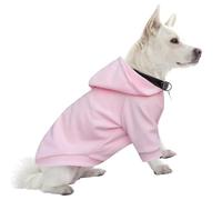 HuaLiSiJi Dog Hoodie Dog Sweatshirt Warm and Lightweight, With a Soft Texture, Elasticity Easy to Wear and Bright Colors (Pink, XL)