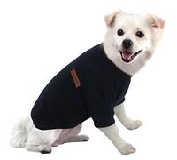 HuaLiSiJi Dog Jumper Dog Hoodie Puppy Fleece Jumper Chihuahua Clothes, Elasticity Softness Comfort and Warmth Easy to Take On and Off, Colour Vibrant (Black, 4XL)