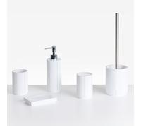 5-Piece Bathroom Accessories Set HUALLAGA White