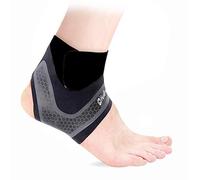 Hually Ankle Support, 1 Pair Adjustable Ankle Brace with Breathable & Elastic Nylon Material, Comfortable Ankle Wrap Sports Protect Against Chronic Ankle Strain Sprains Fatigue, One Size Fits All