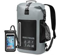 Hualonger Waterproof Backpack 20L/30L/40L- Roll Top Closure Bag - Hiking Backpack - Lightweight Durable Floating Dry Bag with IPX8 Waterproof Phone Case