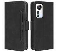 HualuBro Blackview A85 Case, Magnetic Full Body Protection Shockproof Flip Leather Wallet Case Cover with Card Holder for Blackview A85 Phone Case (Black)