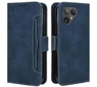 HualuBro Fairphone 5 Case, Magnetic Full Body Protection Shockproof Flip Leather Wallet Case Cover with Card Holder for Fairphone 5 5G Phone Case (Blue)