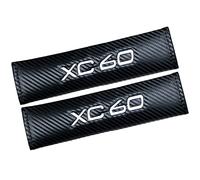 huameizxf 2 Pcs Car Seat Belt Pads, for Vo-lvo XC60 Fiber Leather Shoulder Protector Cover Adults Kids Travel Cushion Harness Pads Auto Interior Accessories