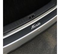 huameizxf 4pcs Door Sills Protectors Carbon Fibre Sticker for Fo-rd Fiesta,Car Welcome Pedal Plate Guards Strip, Car Styling Accessories