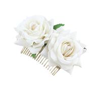 Huamengyuan Flower Hair Pin Bridal Hair Accessories Pink Flowers Flower Hair Clip Flower Multicoloured Rose Hair Pins Hair Accessories for Girls Women Party Beach Wedding
