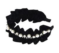 Huamengyuan Women's Vintage Hair Band, Wide Headband, Women's Retro Headband, Headbands, Turban, Vintage Fabric Headband for Women, Girls, Deliveries, Black