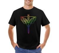 HUAMER Angel Shield Wynonna EARP T-Shirt Plus Size Tops Sports Fan t-Shirts Boys White t Shirts Short Sleeve Slim fit t Shirts for Men Black XL
