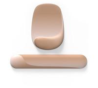 HUAMIAN 2 Pcs Mouse Pad with Wrist Support & Massage Design, Pain Relief Computer Mouse Mat, Non-Slip PU Base & Smooth Gradient Hue Surface for Office, Gaming, Laptop & Gift for Adults Kids (Style 6)