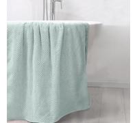 HUAMIAN Luxury Large Bath Towel, Premium Coral Fleece Bathroom Towels, Super Soft & Plush, Absorbent Quick Dry Bath Sheet for Adults, Spa, Gym, Bathroom & Hotel Decor, 170x90cm (Green)