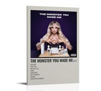 HUAMINGUKYYDS Chloe Adams The Monster You Made Me Poster; Room Aesthetics, Canvas Oil Painting, Album/movie Poster Hanging Picture