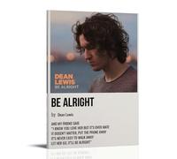 HUAMINGUKYYDS Dean Lewis Be Alright Poster; Room Aesthetics, Canvas Oil Painting, Album/movie Poster Hanging Picture