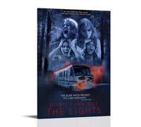 HUAMINGUKYYDS Don't Turn Out The Lights Poster; Room Aesthetics, Canvas Oil Painting, Album/movie Poster Hanging Picture