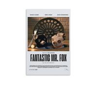 HUAMINGUKYYDS Fantastic Mr_ Fox Poster; Room Aesthetics, Canvas Oil Painting, Album/movie Poster Hanging Picture
