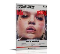 HUAMINGUKYYDS Lola Young-This Wasn't Meant For You Anyway Poster; Room Aesthetics, Canvas Oil Painting, Album/movie Poster Hanging Picture