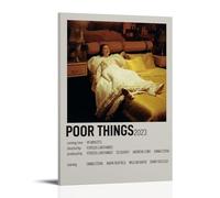 HUAMINGUKYYDS Poor Things 2023 Poster; Room Aesthetics, Canvas Oil Painting, Album/movie Poster Hanging Picture
