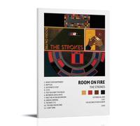 HUAMINGUKYYDS Room On Fire - Album by The Strokes Poster; Room Aesthetics, Canvas Oil Painting, Album/movie Poster Hanging Picture