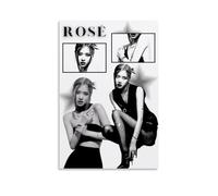 HUAMINGUKYYDS ROSÉ BLACKPINK Poster; Room Aesthetics, Canvas Oil Painting, Album/movie Poster Hanging Picture
