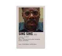 HUAMINGUKYYDS Sing Sing Movie Poster Poster; Room Aesthetics, Canvas Oil Painting, Album/movie Poster Hanging Picture