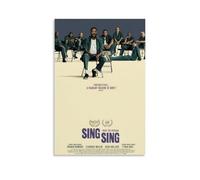 HUAMINGUKYYDS Sing Sing Poster; Room Aesthetics, Canvas Oil Painting, Album/movie Poster Hanging Picture