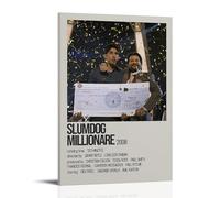 HUAMINGUKYYDS Slumdog Millionaire Movie Poster Poster; Room Aesthetics, Canvas Oil Painting, Album/movie Poster Hanging Picture